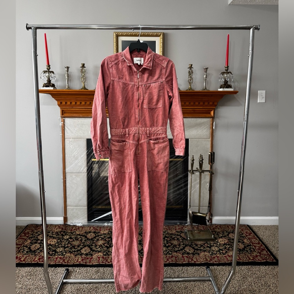 ba&sh Dova Denim Jumpsuit